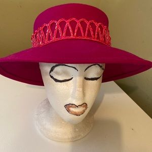 Cute Fuchsia by Kathy Jeanne Church Dress Hat